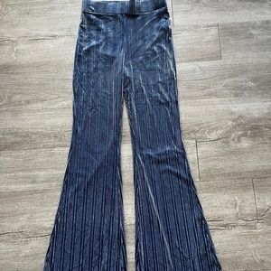 Blue Suede Bell Bottoms